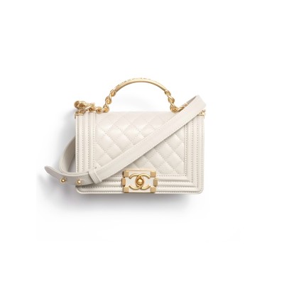CHANEL LEBOY TOP HANDLE FLAP BAG A94805 (20*12*7cm)